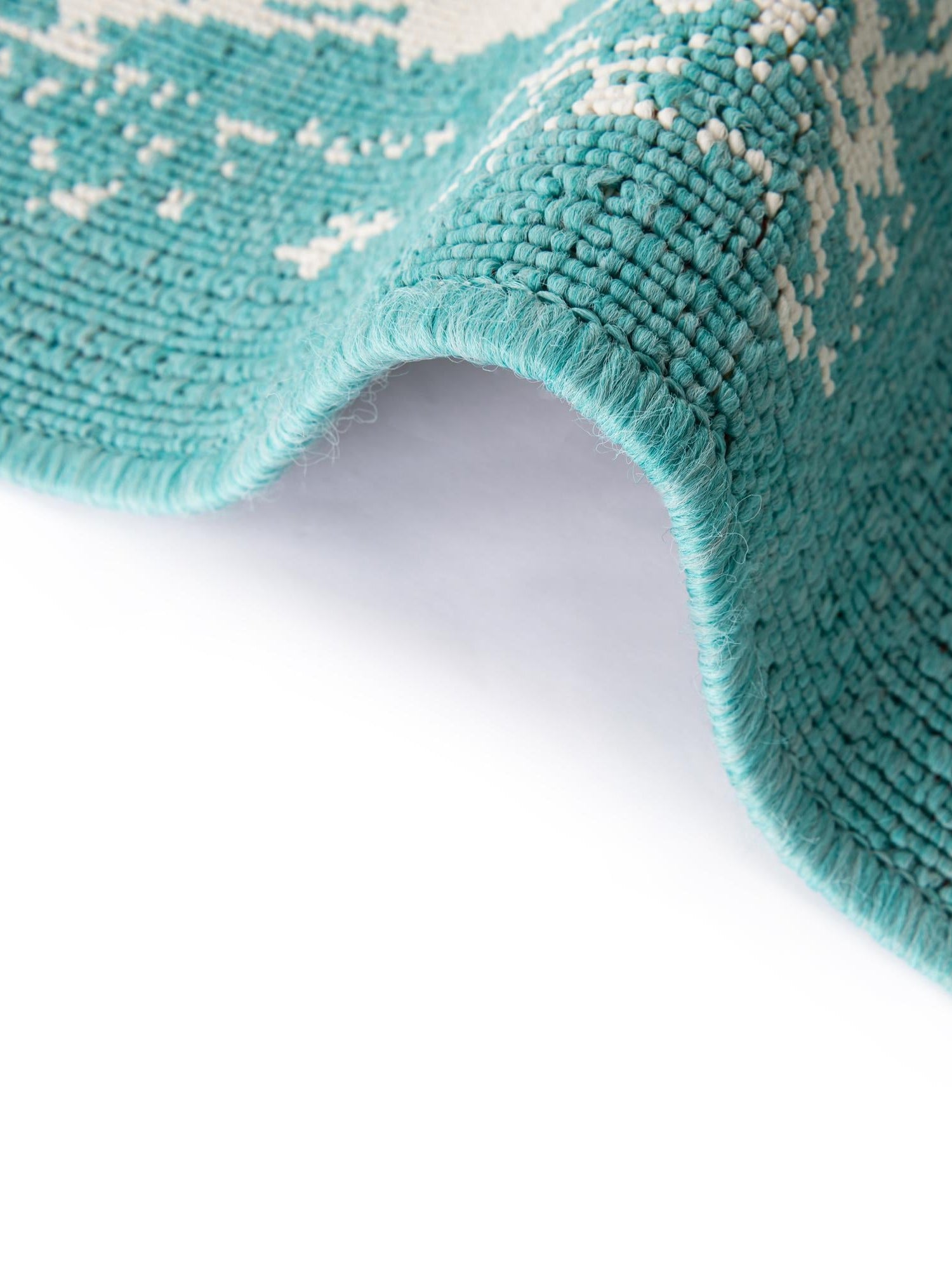 Teal 4' 1 x 6' 1 Outdoor Coastal Rectangle Area Rug Weather Resistant for Patio, Deck, Terrace, Balcony, Porch 100% Polypropylene Coastal Decor Carpet for Sale at Rug Engine
