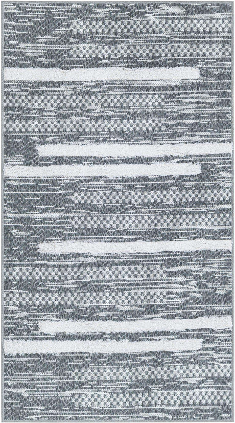 Gray 2' 3 x 4' 1 Abbey Runner Area Rug 100% Cotton All Natural Living Dining Room Bedroom Carpet for Sale at Rug Engine
