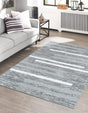 Gray 6' 5 x 9' Abbey Rectangle Area Rug 100% Cotton All Natural Living Dining Room Bedroom Carpet for Sale at Rug Engine