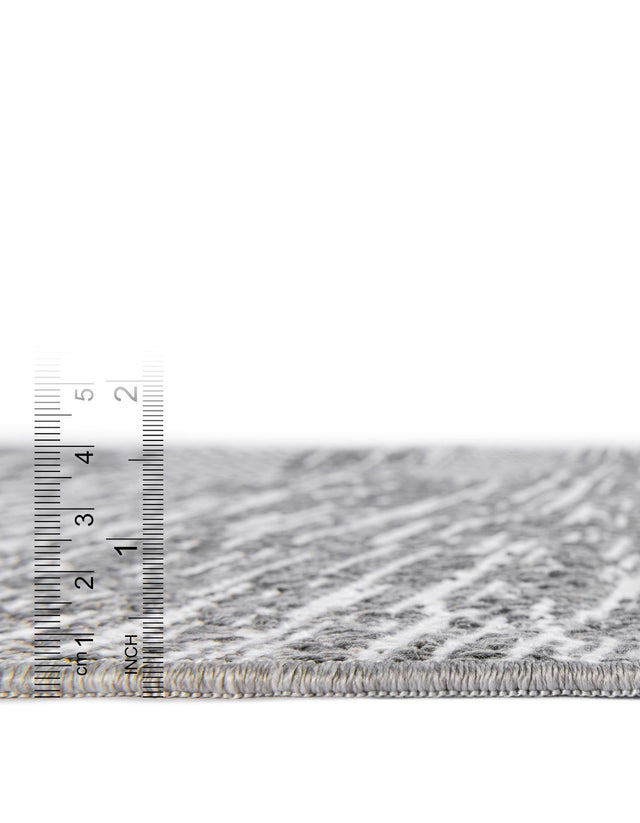 Gray 9' 10 x 12' Abbey Rectangle Area Rug 100% Cotton All Natural Living Dining Room Bedroom Carpet for Sale at Rug Engine