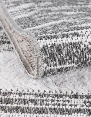 Gray 6' 5 x 9' Abbey Rectangle Area Rug 100% Cotton All Natural Living Dining Room Bedroom Carpet for Sale at Rug Engine