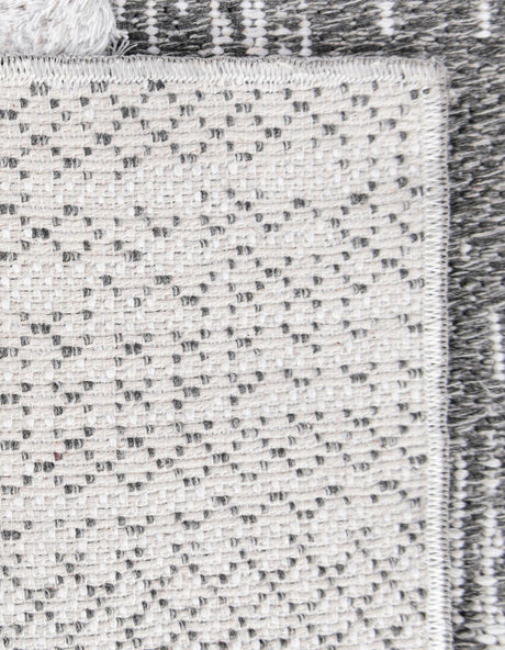 Gray 5' 3 x 8' Abbey Rectangle Area Rug 100% Cotton All Natural Living Dining Room Bedroom Carpet for Sale at Rug Engine