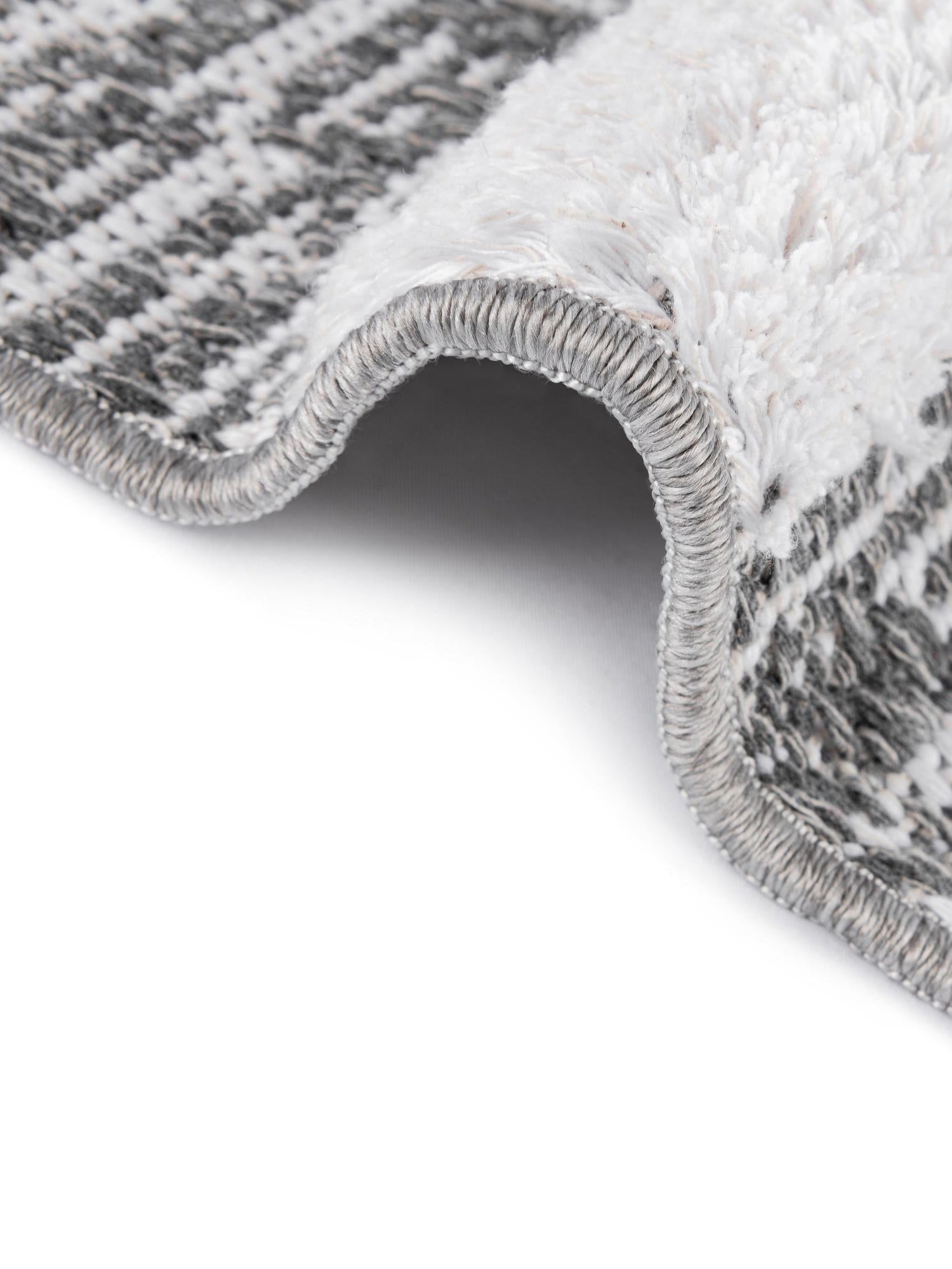 Gray 4' 5 x 6' 1 Abbey Rectangle Area Rug 100% Cotton All Natural Living Dining Room Bedroom Carpet for Sale at Rug Engine