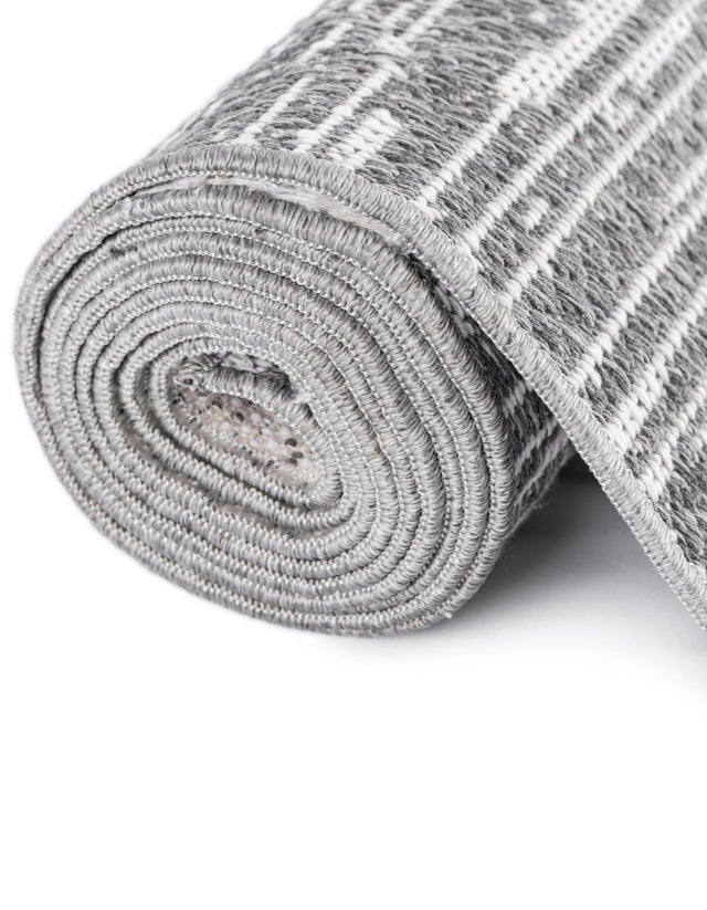 Gray 2' 3 x 3' 1 Abbey Rectangle Area Rug 100% Cotton All Natural Living Dining Room Bedroom Carpet for Sale at Rug Engine