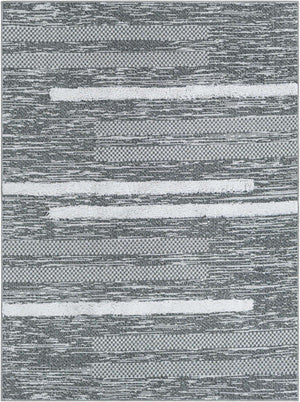 Gray 5' 3 x 8' Abbey Rectangle Area Rug 100% Cotton All Natural Living Dining Room Bedroom Carpet for Sale at Rug Engine
