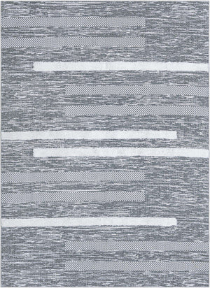 Gray 6' 5 x 9' Abbey Rectangle Area Rug 100% Cotton All Natural Living Dining Room Bedroom Carpet for Sale at Rug Engine