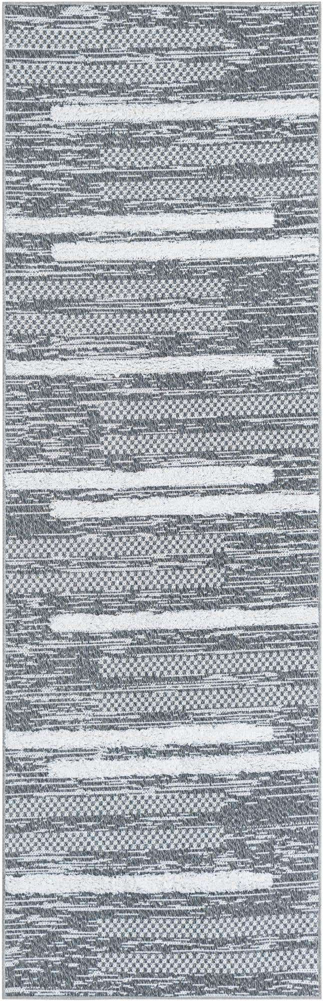 Gray 2' 7 x 8' Abbey Runner Area Rug 100% Cotton All Natural Living Dining Room Bedroom Carpet for Sale at Rug Engine
