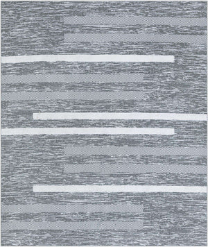 Gray 8' 2 x 10' Abbey Rectangle Area Rug 100% Cotton All Natural Living Dining Room Bedroom Carpet for Sale at Rug Engine