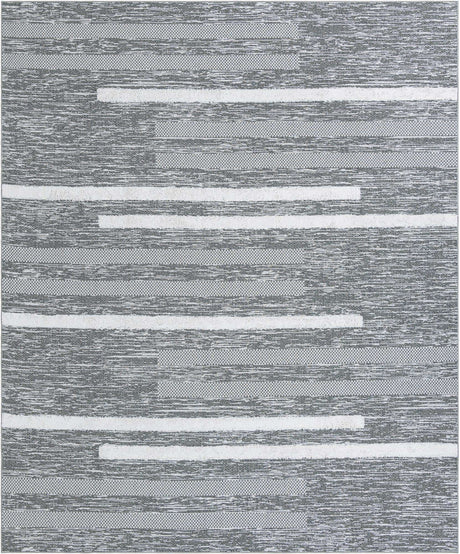 Gray 9' 10 x 12' Abbey Rectangle Area Rug 100% Cotton All Natural Living Dining Room Bedroom Carpet for Sale at Rug Engine