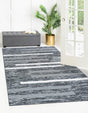 Black 2' 3 x 3' 1 Abbey Rectangle Area Rug 100% Cotton All Natural Living Dining Room Bedroom Carpet for Sale at Rug Engine