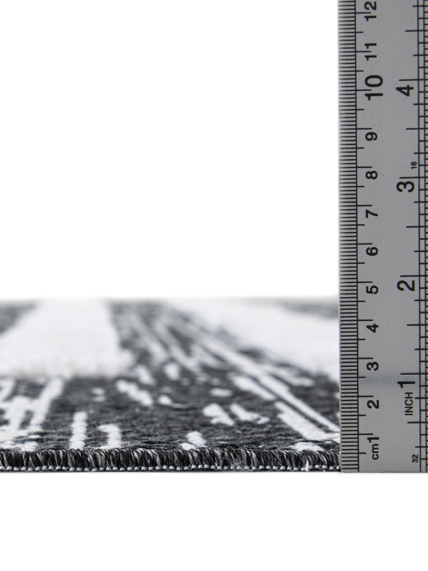 Black 8' 2 x 10' Abbey Rectangle Area Rug 100% Cotton All Natural Living Dining Room Bedroom Carpet for Sale at Rug Engine