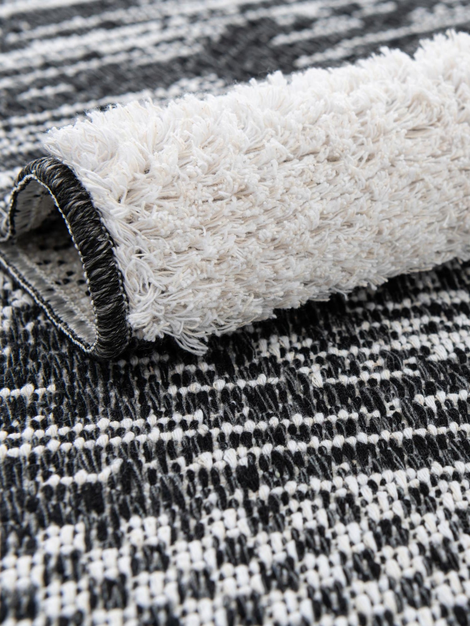 Black 9' 10 x 12' Abbey Rectangle Area Rug 100% Cotton All Natural Living Dining Room Bedroom Carpet for Sale at Rug Engine