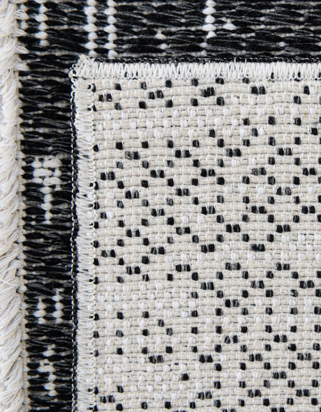 Black 9' 10 x 12' Abbey Rectangle Area Rug 100% Cotton All Natural Living Dining Room Bedroom Carpet for Sale at Rug Engine