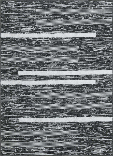 Black 6' 5 x 9' Abbey Rectangle Area Rug 100% Cotton All Natural Living Dining Room Bedroom Carpet for Sale at Rug Engine