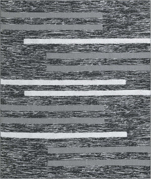 Black 8' 2 x 10' Abbey Rectangle Area Rug 100% Cotton All Natural Living Dining Room Bedroom Carpet for Sale at Rug Engine
