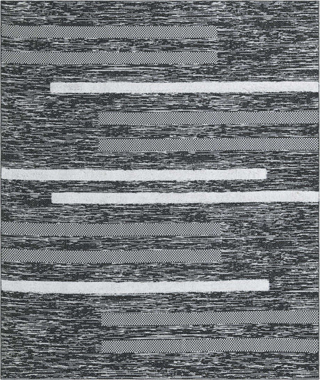 Black 8' 2 x 10' Abbey Rectangle Area Rug 100% Cotton All Natural Living Dining Room Bedroom Carpet for Sale at Rug Engine