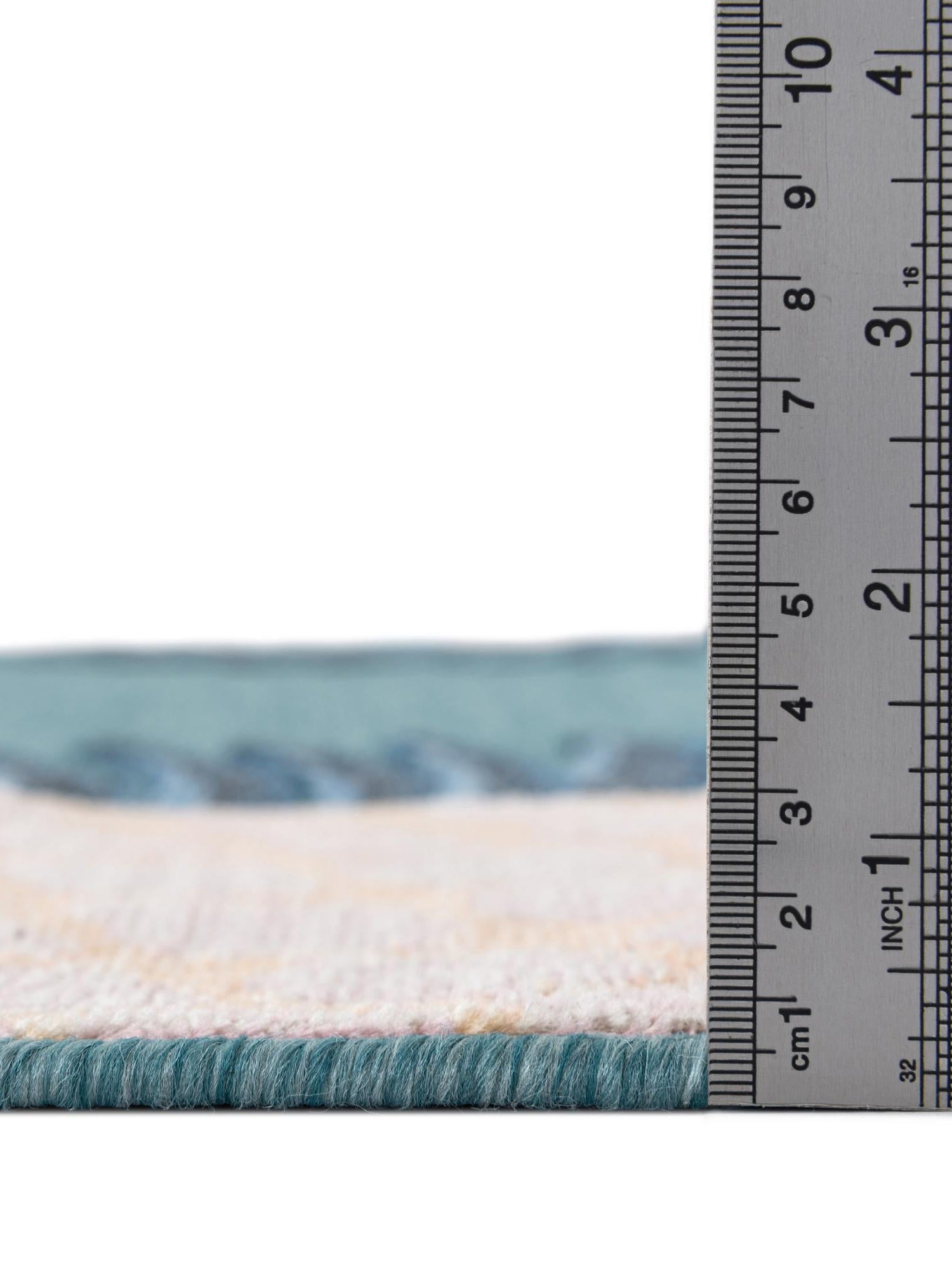 Blue 2' 2 x 6' 1 Outdoor Botanical Runner Area Rug Weather Resistant for Patio, Deck, Terrace, Balcony, Porch Polypropylene Garden Floral Tropical Carpet for Sale at Rug Engine