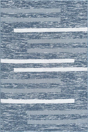Navy Blue 5' 3 x 8' Abbey Rectangle Area Rug 100% Cotton All Natural Living Dining Room Bedroom Carpet for Sale at Rug Engine