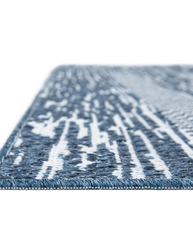 Navy Blue 2' 7 x 12' Abbey Runner Area Rug 100% Cotton All Natural Living Dining Room Bedroom Carpet for Sale at Rug Engine