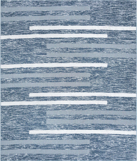 Navy Blue 9' 10 x 12' Abbey Rectangle Area Rug 100% Cotton All Natural Living Dining Room Bedroom Carpet for Sale at Rug Engine