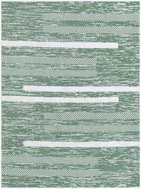 Green 4' 5 x 6' 1 Abbey Rectangle Area Rug 100% Cotton All Natural Living Dining Room Bedroom Carpet for Sale at Rug Engine