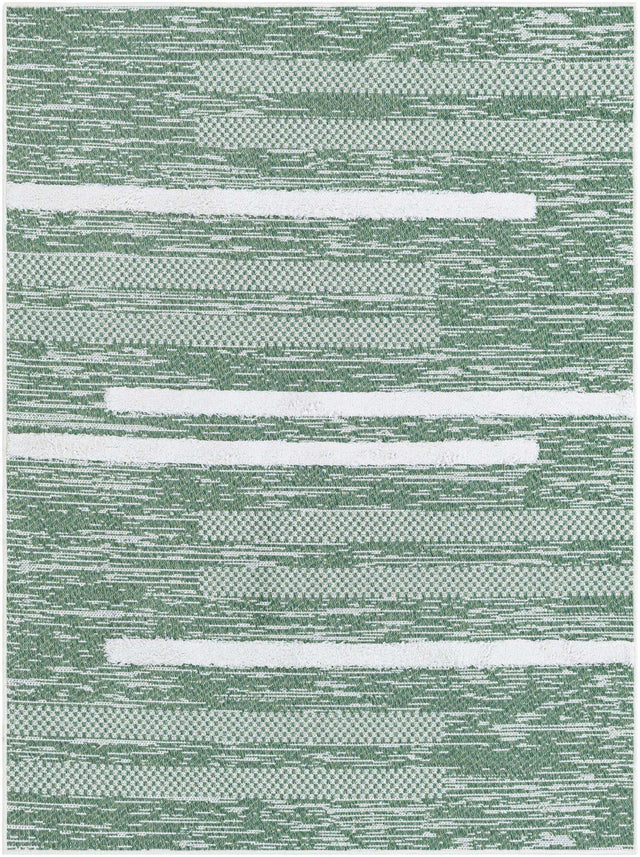 Green 4' 5 x 6' 1 Abbey Rectangle Area Rug 100% Cotton All Natural Living Dining Room Bedroom Carpet for Sale at Rug Engine