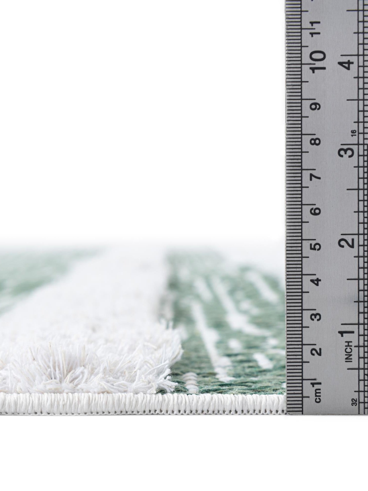 Green 4' 5 x 6' 1 Abbey Rectangle Area Rug 100% Cotton All Natural Living Dining Room Bedroom Carpet for Sale at Rug Engine