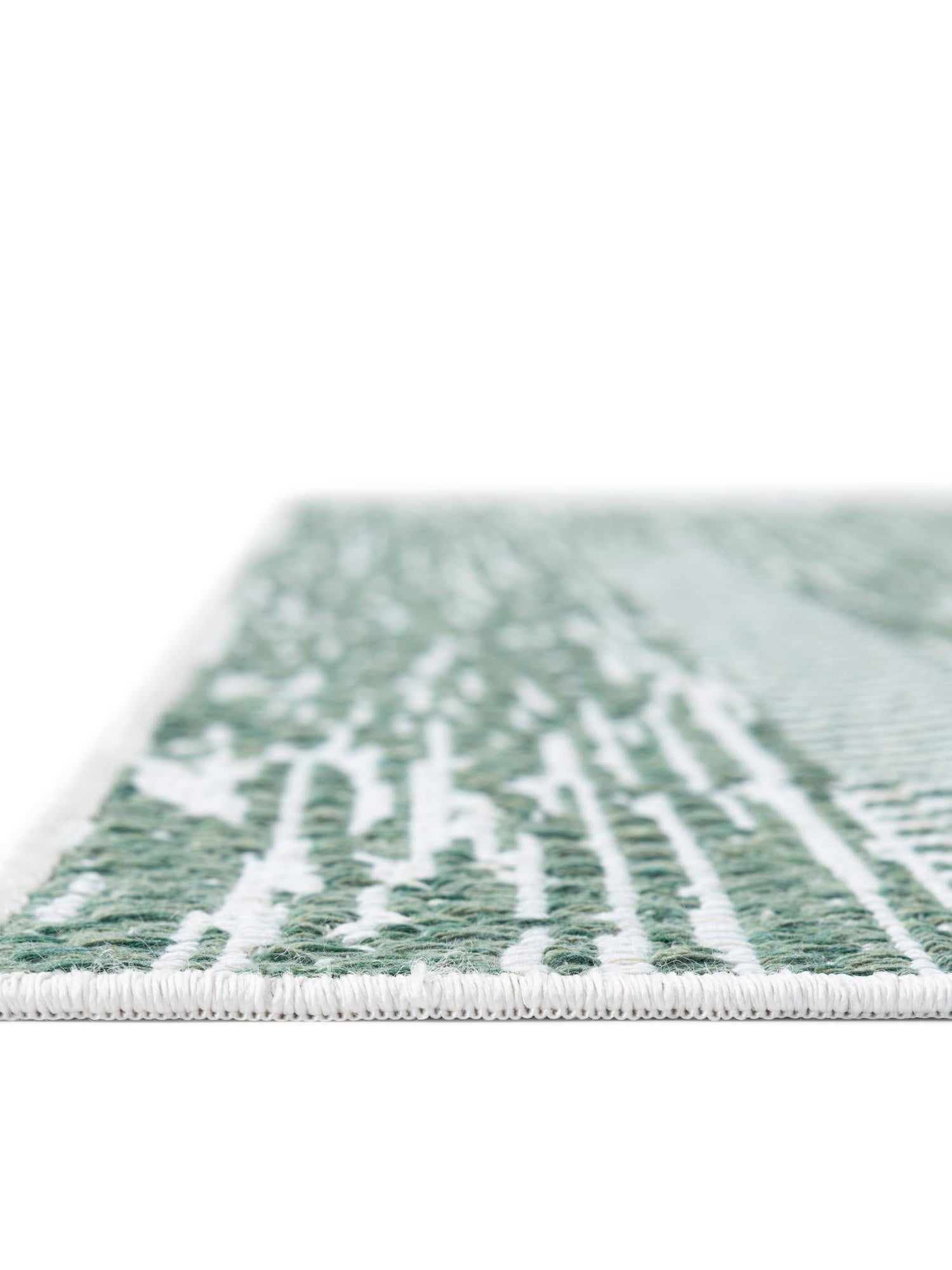 Green 2' 3 x 3' 1 Abbey Rectangle Area Rug 100% Cotton All Natural Living Dining Room Bedroom Carpet for Sale at Rug Engine