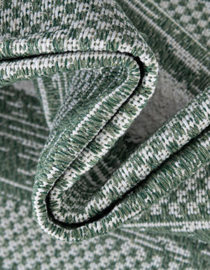 Green 6' 5 x 9' Abbey Rectangle Area Rug 100% Cotton All Natural Living Dining Room Bedroom Carpet for Sale at Rug Engine