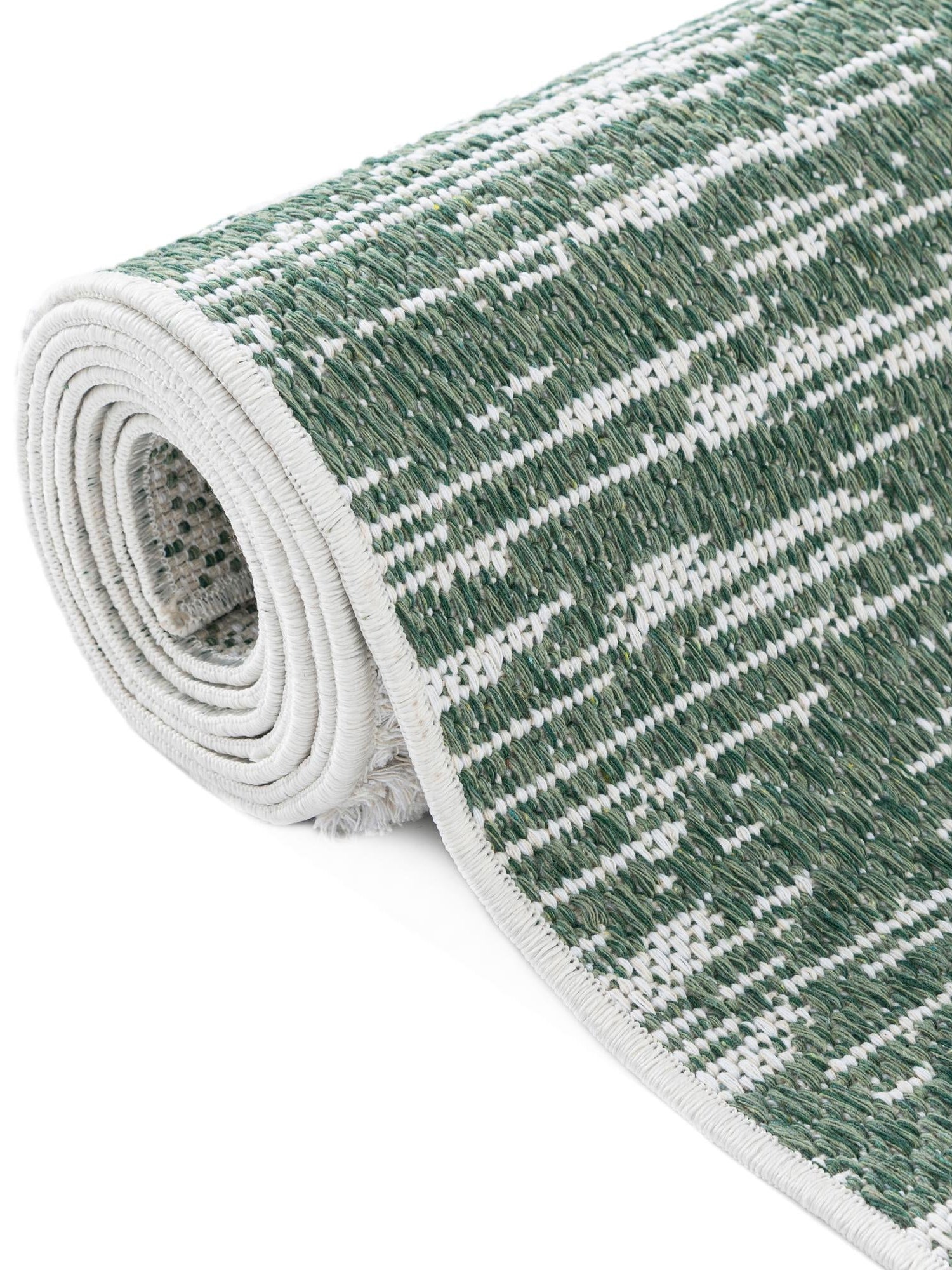 Green 8' 2 x 10' Abbey Rectangle Area Rug 100% Cotton All Natural Living Dining Room Bedroom Carpet for Sale at Rug Engine