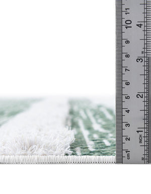 Green 2' 3 x 4' 1 Abbey Runner Area Rug 100% Cotton All Natural Living Dining Room Bedroom Carpet for Sale at Rug Engine