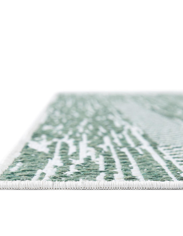 Green 2' 3 x 6' 1 Abbey Runner Area Rug 100% Cotton All Natural Living Dining Room Bedroom Carpet for Sale at Rug Engine