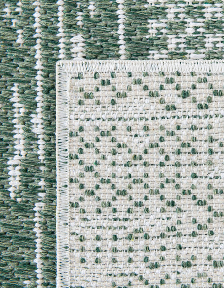Green 2' 7 x 10' Abbey Runner Area Rug 100% Cotton All Natural Living Dining Room Bedroom Carpet for Sale at Rug Engine