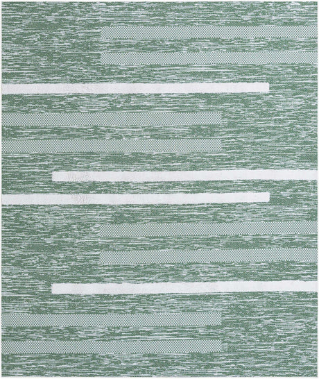 Green 8' 2 x 10' Abbey Rectangle Area Rug 100% Cotton All Natural Living Dining Room Bedroom Carpet for Sale at Rug Engine