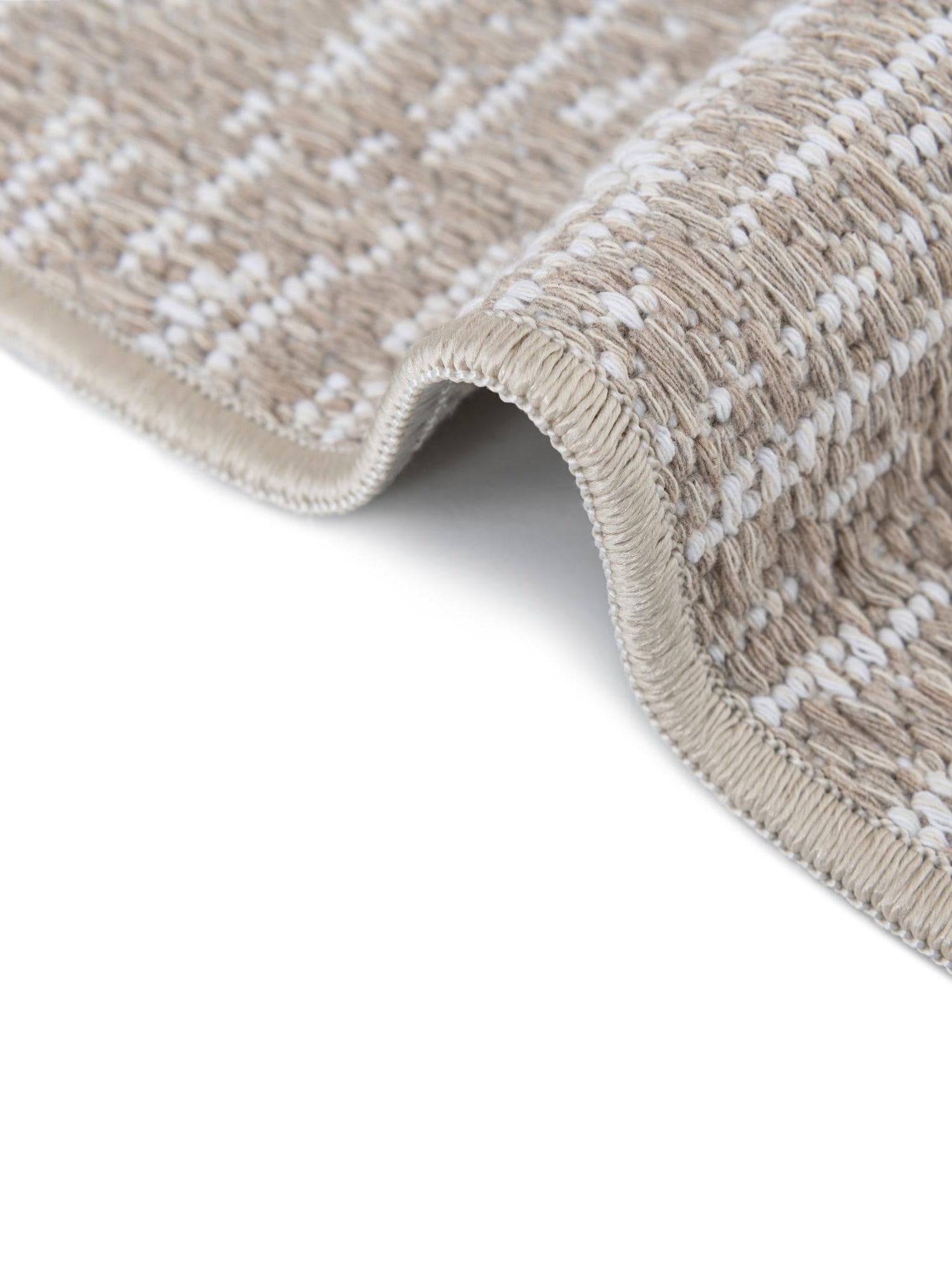 Ivory 4' 5 x 6' 1 Abbey Rectangle Area Rug 100% Cotton All Natural Living Dining Room Bedroom Carpet for Sale at Rug Engine