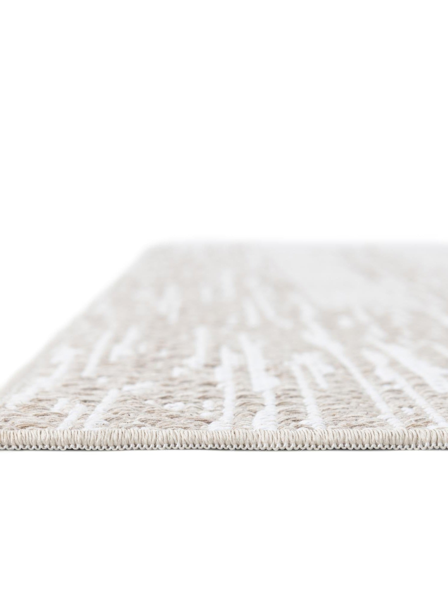 Ivory 2' 3 x 4' 1 Abbey Runner Area Rug 100% Cotton All Natural Living Dining Room Bedroom Carpet for Sale at Rug Engine