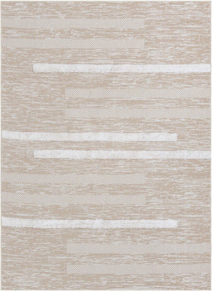 Ivory 6' 5 x 9' Abbey Rectangle Area Rug 100% Cotton All Natural Living Dining Room Bedroom Carpet for Sale at Rug Engine
