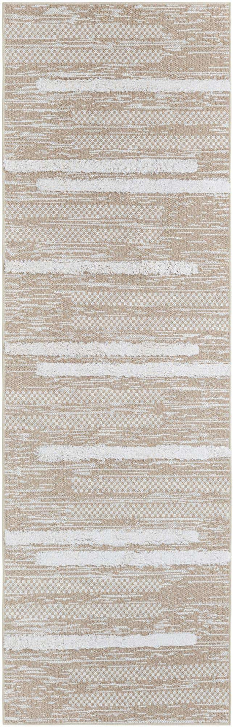 Ivory 2' 7 x 8' Abbey Runner Area Rug 100% Cotton All Natural Living Dining Room Bedroom Carpet for Sale at Rug Engine