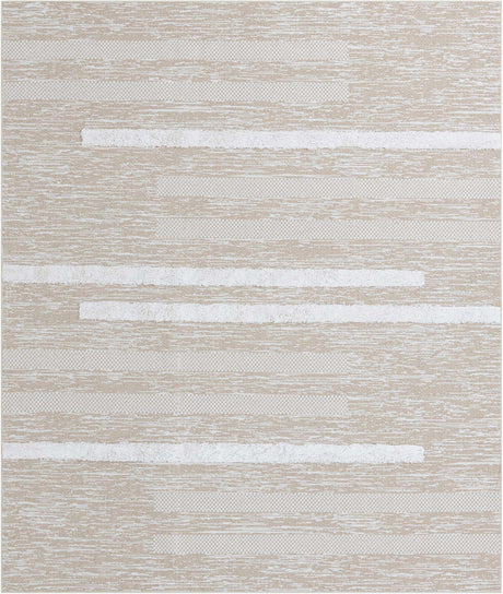 Ivory 8' 2 x 10' Abbey Rectangle Area Rug 100% Cotton All Natural Living Dining Room Bedroom Carpet for Sale at Rug Engine