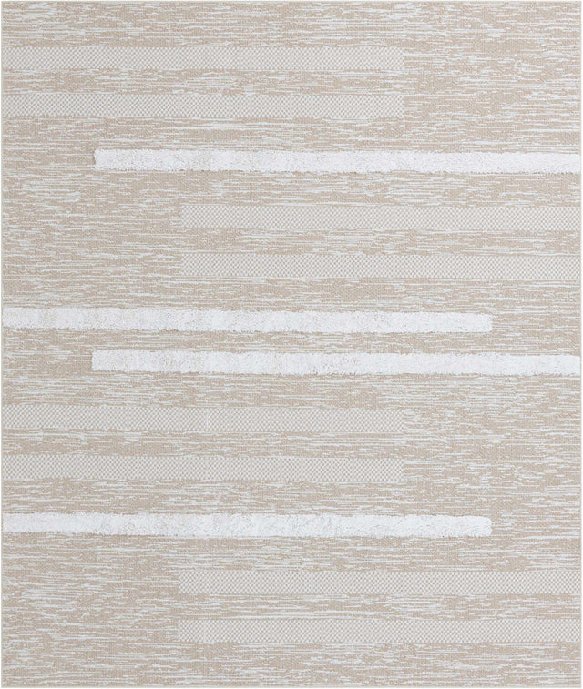 Ivory 8' 2 x 10' Abbey Rectangle Area Rug 100% Cotton All Natural Living Dining Room Bedroom Carpet for Sale at Rug Engine