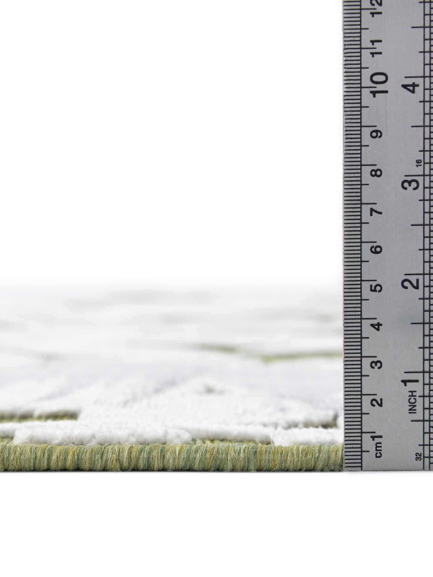 Green 2' 2 x 5' 3 Outdoor Botanical Runner Area Rug Weather Resistant for Patio, Deck, Terrace, Balcony, Porch Polypropylene Garden Floral Tropical Carpet for Sale at Rug Engine