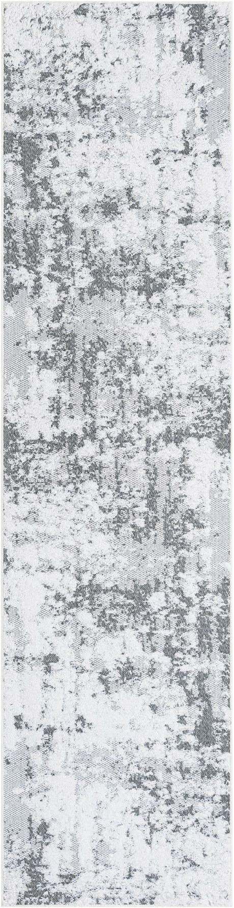 Gray 2' 7 x 10' Abbey Runner Area Rug 100% Cotton All Natural Living Dining Room Bedroom Carpet for Sale at Rug Engine