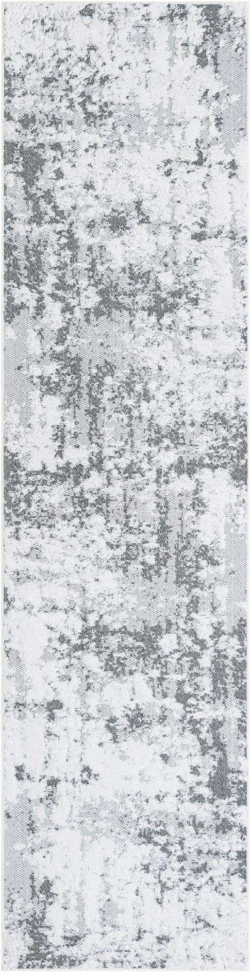 Gray 2' 7 x 10' Abbey Runner Area Rug 100% Cotton All Natural Living Dining Room Bedroom Carpet for Sale at Rug Engine
