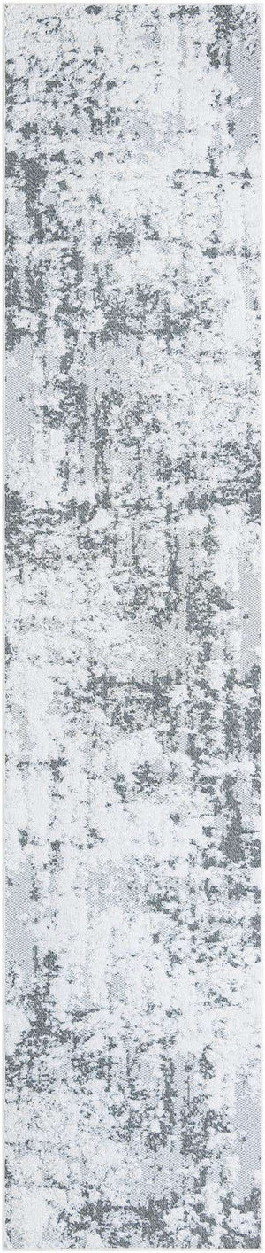 Gray 2' 7 x 12' Abbey Runner Area Rug 100% Cotton All Natural Living Dining Room Bedroom Carpet for Sale at Rug Engine