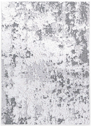 Gray 2' 3 x 3' 1 Abbey Rectangle Area Rug 100% Cotton All Natural Living Dining Room Bedroom Carpet for Sale at Rug Engine