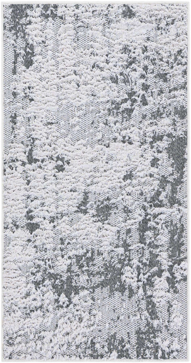 Gray 2' 3 x 4' 1 Abbey Runner Area Rug 100% Cotton All Natural Living Dining Room Bedroom Carpet for Sale at Rug Engine
