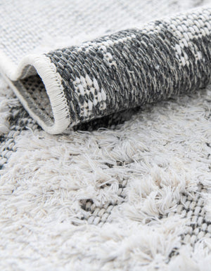 Gray 2' 3 x 3' 1 Abbey Rectangle Area Rug 100% Cotton All Natural Living Dining Room Bedroom Carpet for Sale at Rug Engine