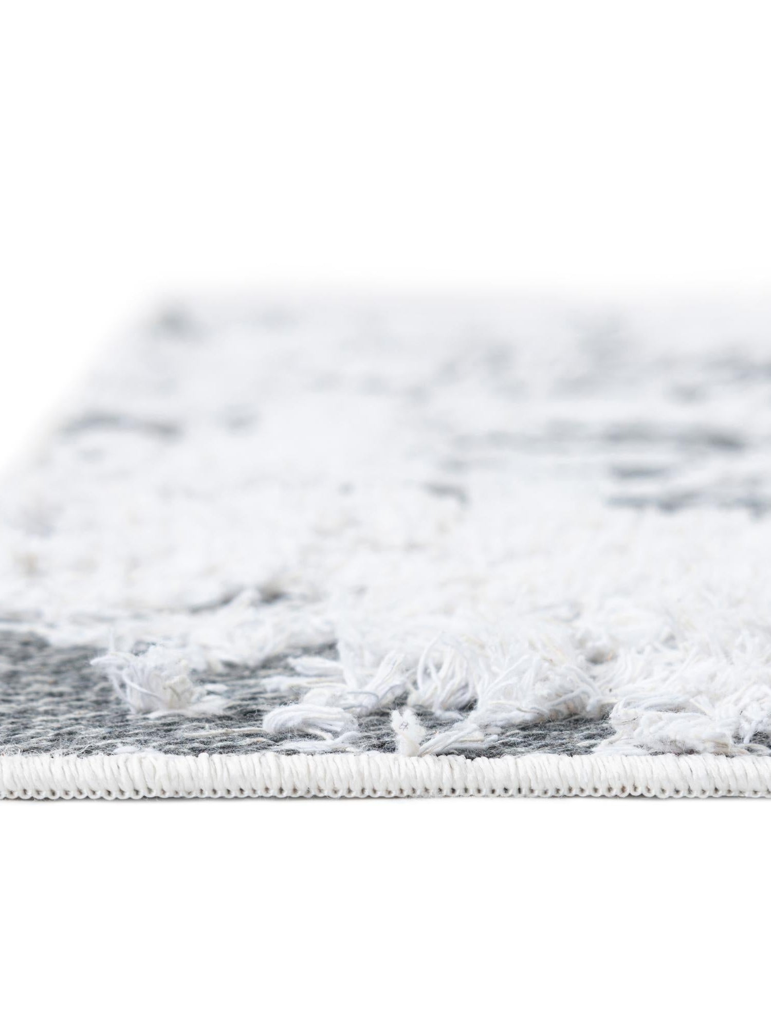Gray 2' 7 x 10' Abbey Runner Area Rug 100% Cotton All Natural Living Dining Room Bedroom Carpet for Sale at Rug Engine