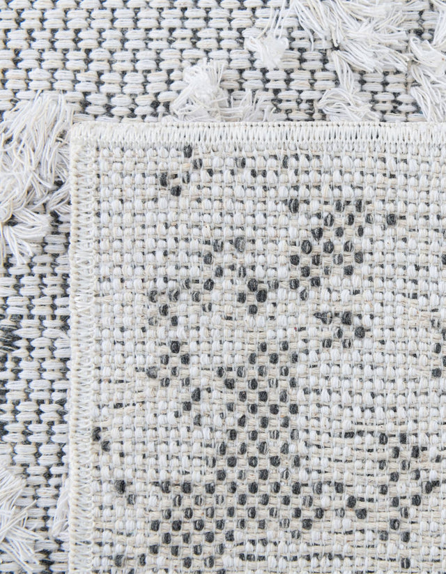 Gray 2' 7 x 8' Abbey Runner Area Rug 100% Cotton All Natural Living Dining Room Bedroom Carpet for Sale at Rug Engine