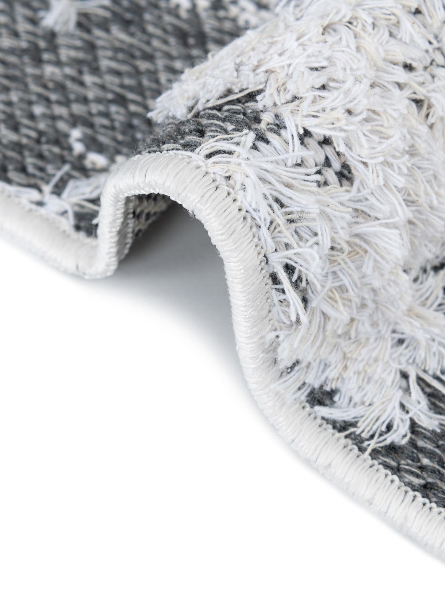 Gray 2' 7 x 12' Abbey Runner Area Rug 100% Cotton All Natural Living Dining Room Bedroom Carpet for Sale at Rug Engine